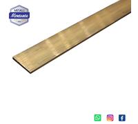 Barra Piatta Liscia in Ottone Da 10 a 100 mm in Diverse lunghezze e spessori