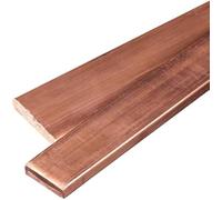 Barra Piatta Liscia in Rame Elettrolitico Da 10 a 100 mm in Diverse Lunghezze e Spessori (15x2 mm lunghazza 1 Metro)