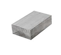Barra piatta quadrata di alluminio, barra quadrata Blocchi di metallo in lega di alluminio 6061 T6 for fresatura, intaglio e decorazione, dimensioni multiple, confezione da 23(6x45x350mm 1pc)