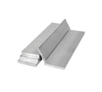 Barra piatta quadrata in alluminio, Barra piatta in alluminio 6061 Lunghezza 500 mm Dimensioni multiple Argento(5x10x500mm 5Pcs)