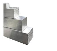 Barra PIENA quadrata in ALLUMINIO 6082 ANTICORODAL disponibili varie sezioni (40x40x500mm)