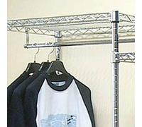 Barra porta abiti 121 cm Archimede system in acciaio cromato cromo