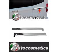 Barra porta laterale paraporta per Ford Tourneo Transit Courier 2014-2024 cromo
