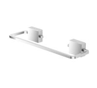 Barra porta salviette a muro in acciaio cromo da 30 cm Velvet