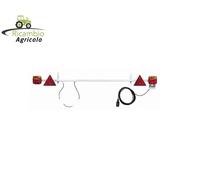Barra portafanali posteriore per rimorchi registrabile - 12V da 1400 a 2100 mm
