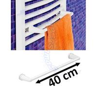 Barra portasalviette bianca cm 40 per scaldasalviette