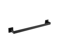 Barra portasciugamani a specchio in bronzo nero lucido, accessori da bagno per asciugamani, carta igienica e accappatoi, design durevole a 1 barra per un'elegante decorazione della casa