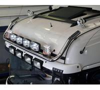 Barra Portatetto Cromata In Acciaio SUS 304 Bragan Per MAN TGL TGM High Cab