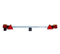 Barra Posteriore Per Rimorchi Carrelli, Regolabile 1400-2000 mm-Luci Alogene AMA