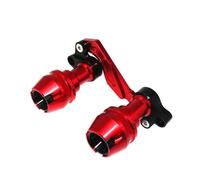 Barra Protezione Per XMAX Per PCX125 Per PCX150 Accessori Tubo Di Caduta Della Ruota Anteriore Protezione Telaio Slider Antiurto(Red)