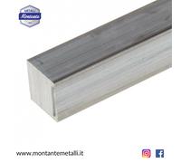 Barra Quadra Quadrata Alluminio 6082 Anticorodal Da 8 a 100 mm lunghezze varie