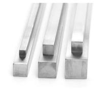 Barra quadrata in acciaio inossidabile 304, barra in acciaio solido di piccole dimensioni, lunghezza 100 mm, 200 mm, 300 mm, 400 mm, 500 mm, spessore 5-80 mm, 1 pz.(Length 100mm 1pc,20x20mm)