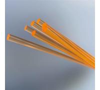 Barra quadrata in acrilico, Barre solide rotonde da 5 pezzi, aste acriliche multicolori, 5x100-250 mm