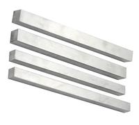 Barra quadrata SUS 304 da 5 mm a 15 mm di spessore 500 mm di lunghezza 2 pezzi, barre di metallo(2pcsx8mmx500mm)