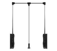 Barra regolabile per armadio, resistente, per appendere vestiti, 54,9 cm, 125 cm, aste estraibili per armadio, soluzione di stoccaggio, dimensioni: 550 700 mm