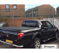Barra Rollio + Corto Curvo Tonneau + Nero Punti per Mitsubishi L200 05-15 - Nero