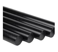Barra rotonda in polietilene ad alta densità, Asta in nylon nero PA6 da 500 mm, dimensioni multiple, diametro 10-100 mm(65mm)