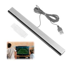 Barra Sensore USB per Wii, Barra Sensore a Infrarossi Sostitutiva Compatibile Con Wii E Wii U, Con Supporto E Cavo Da 2 M, Facile Da Collegare, Tracciamento Preciso Dei Movimenti