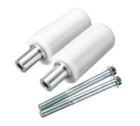 Barra sicurezza Antiscivolo MotorcycleNo Cut Frame Slider Pad Anti Crash Caduta Protezione Per Aprilia Tutti I Modelli E Anni(Bianco)