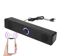 Barra Sonora Senza Fili | Altoparlanti - Senza Fili Con Bassi Profondi E Volume Potenziato Per TV, Laptop, Proiettori, Computer Da Gioco E Desktop