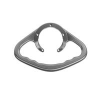 Barra sostegno moto Maniglie Passeggero Maniglie Serbatoio Braccioli Moto Per Per Ninja ZX 10R 9R 6R ZRX1200R ZX1100 ZZR600(Grigio)