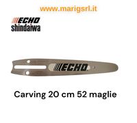 barra spranga motosega originale ECHO TESC 20 cm 1/4 1,1 mm 52m carving