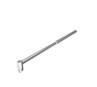 Barra Stabilizzatrice Cromo Lucido a Sezione Circolare da 70-120 cm Regolabile con Due Teste Girevoli per Box Doccia Walk in Parete Fissa Vetro Da 6-10 mm