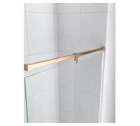 Barra stabilizzatrice in acciaio inox per vetro doccia, supporto a T