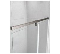 Barra stabilizzatrice in acciaio inox per vetro doccia, supporto a T