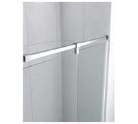Barra stabilizzatrice in acciaio inox per vetro doccia, supporto a T