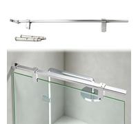 Barra Stabilizzatrice per Box Doccia Barra Stabilizzatrice per Box Doccia Senza Telaio, Asta di Supporto Fissa in Acciaio Inox per Doccia