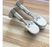 Barra Stabilizzatrice per Box Doccia Braccio Di Supporto Per Porta Della Doccia Con Morsetto, Asta Stabilizzatrice In Vetro Argentato Per Parete Divisoria Del Bagno