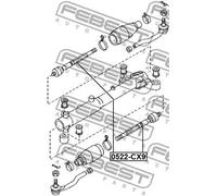 FEBEST 0522-CX9 Snodo assiale