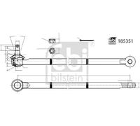 FEBI BILSTEIN 185351 Barra sterzo