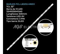 BARRA STRIP 13 LED TCL 32HR330M13A0 32F6B-13X1 LVW320NEAL