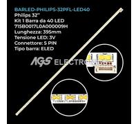 BARRA STRIP 40 LED TV PHILIPS 715B0017L0A000009H E59670-1345 V-4364-B12-10