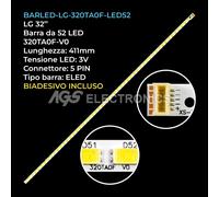 BARRA STRIP 52 LED LG 320TA0F-V0 LG-INNOTEK-32INCH-5030PKG-52EA
