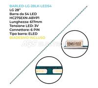 BARRA STRIP 54 LED LG HC275EXN-ABYP1 LC27911005A 28LK451V