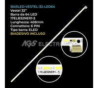 BARRA STRIP 64 LED TV VESTEL 17ELB32NER1-5 , 20151203-ETI-XS-VESTEL