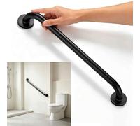 Barra supporto cucina, murale nera in acciaio inox 304 | Corrimano sicurezza 40/60/80/120cm per casa bagno scale ingresso assistenza accessibilità anziani(120CM)