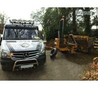 Barra Tetto B1 Con LED Bragan Per Mercedes sprinter 06-14 Anteriore Nero