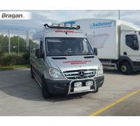 Barra Tetto Bragan C + LED + Faretti 4 Per Mercedes sprinter 06-14, Nero