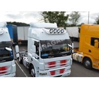 Barra Tetto + Fari Spot per DAF CF 2008+ Space Cab CHROME Acciaio Inox