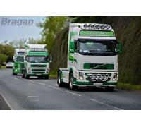 Barra Tettuccio + 9'' Nero Punti Per volvo FM Series 2 & 3 globetrotter xl