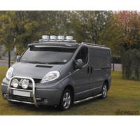 Barra Tettuccio A+ Rettangolare Cromo Punti + LED Per volkswagen crafter