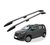 Barra Tettuccio Adatto A per Opel Combo E L1 Corto ( Swb ) Anno Da 2018 Nera