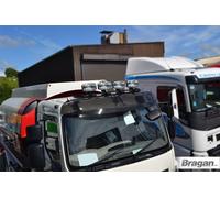 Barra Tettuccio C + Incasso LED + Jumbo Punti Per DAF LF Pre 2014 Inox - Nero