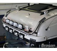 Barra Tettuccio C + Punti x4 +LED +Trasparente Faro + Aria Clacson Per DAF xf