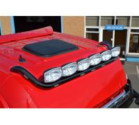 Barra Tettuccio + Colore LED + Jumbo Pois Per Mercedes Actros MP4 Big Space Nero