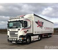 Barra Tettuccio + Colore LED + Tondo Nero Punti Per Scania 4 Series Standard